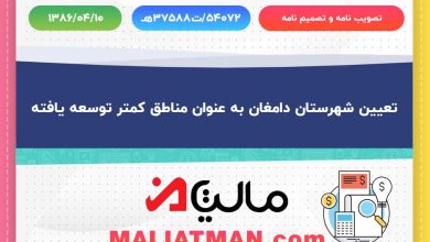 تصویب نامه و تصمیم نامه شماره 54072/ت37588هه تاریخ 1386/04/10