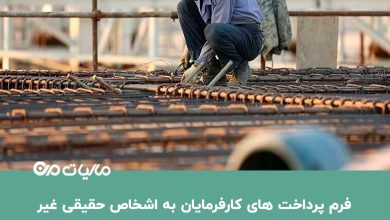 دانلود فرم پرداخت های کارفرمایان به اشخاص حقیقی غیر از کارکنان خود با عنوان حق‌المشاوره، حق حضور در جلسات، حق‌التدریس، حق‌التحقیق و حق پژوهش